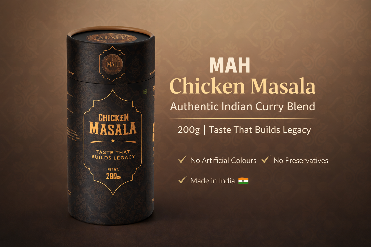 MAH Chicken Masala – Authentic Indian Blend (200g) - Image 2