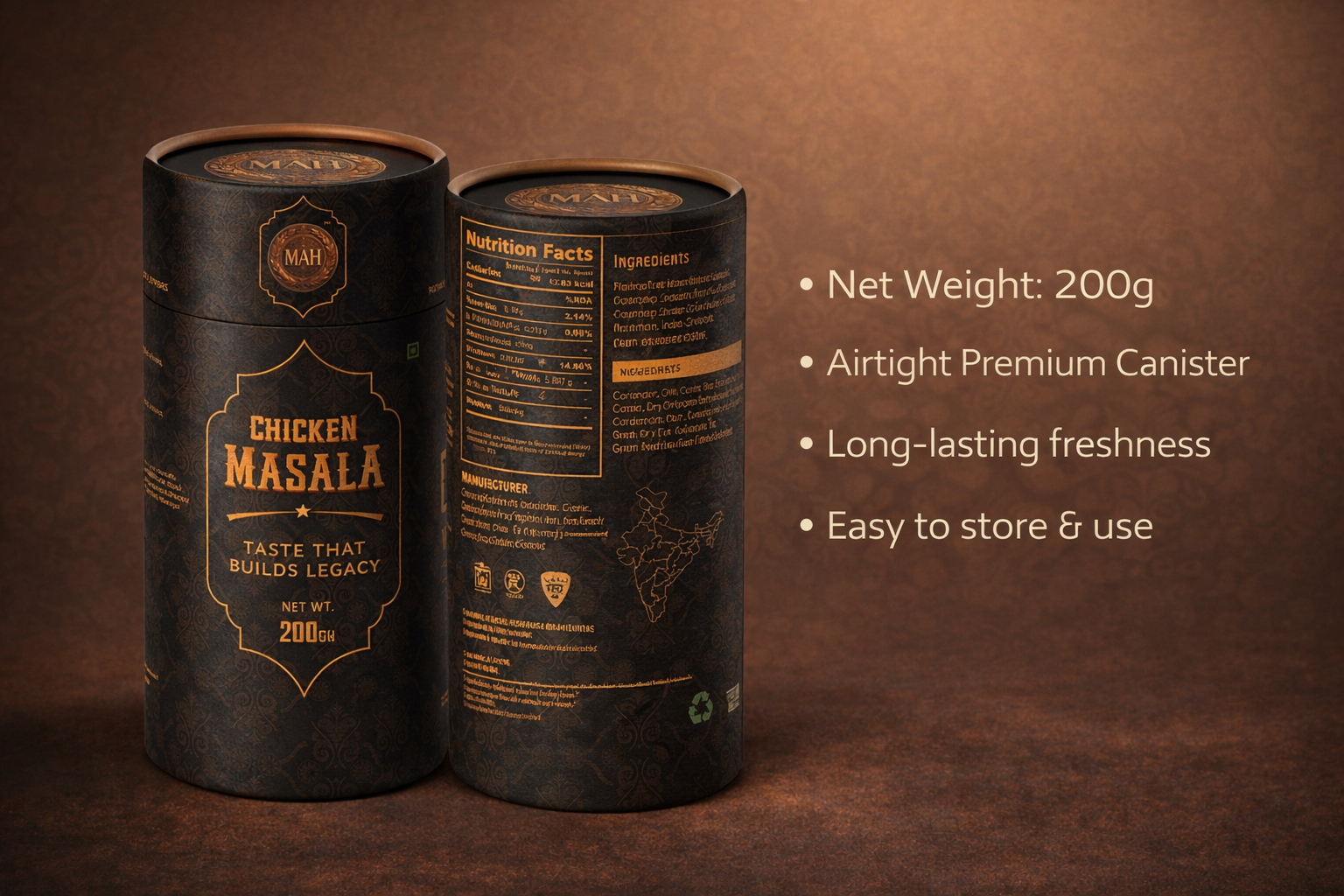 MAH Chicken Masala – Authentic Indian Blend (200g) - Image 3